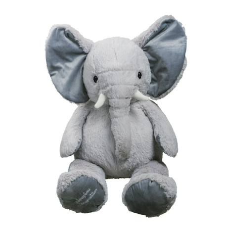 Peluche géante eléphant jojo  - made in france Gris 1 - vertbaudet enfant 
