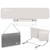 Barrière de lit lora xl pliable avec protection anti-chute et sac de transport Beige sand+Grey stone 1 - vertbaudet enfant 