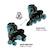 Rollers go skates évolutifs 2en1, taille 34 au 37 Noir-bleu+Noir-rose 3 - vertbaudet enfant 