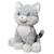 Peluche géante chat moustache  - made in france Gris 4 - vertbaudet enfant 