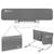 Barrière de lit lora xl pliable avec protection anti-chute et sac de transport Beige sand+Grey stone 7 - vertbaudet enfant 