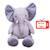 Peluche géante eléphant jojo  - made in france Gris 4 - vertbaudet enfant 