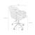 Chaise de bureau enfant à roulettes ajustable tissu chenille - jim kid Beige+Kaki 5 - vertbaudet enfant 