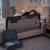 Barrière de lit bébé hanna 150 x 66 cm pliable avec filet aéré et protection anti-chute Beige melange+Black onyx+Grey melange 2 - vertbaudet enfant 