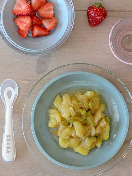 Coffret repas en verre X DURALEX BLEU+sable+VERT 11 - vertbaudet enfant 