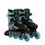 Rollers go skates évolutifs 2en1, taille 34 au 37 Noir-bleu+Noir-rose 1 - vertbaudet enfant 
