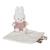 Doudou plat  miffy - fluffy Bleu et blanc+Rose 7 - vertbaudet enfant 