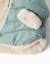 Doudoune avec capuche et doublure en peluche douce synthétique Vert 4 - vertbaudet enfant 