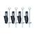 Kit d'ancrage pour trampolines de toutes tailles, 4 sardines de fixation et sangles Noir 1 - vertbaudet enfant 