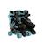 Rollers go skates évolutifs 2en1, taille 34 au 37 Noir-bleu+Noir-rose 2 - vertbaudet enfant 