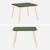 Table carrée enfant bois de pin 2 assises - judith Blanc+Rose+Terracotta+Vert+Vert olive 29 - vertbaudet enfant 