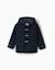 Manteau à effet laine avec poches b&s Bleu 1 - vertbaudet enfant 