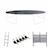 Pack accessoires pour trampoline ?460cm pack accessoires Gris 1 - vertbaudet enfant 