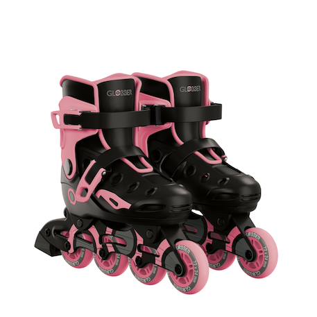 Rollers go skates évolutifs 2en1, taille 34 au 37 Noir-bleu+Noir-rose 7 - vertbaudet enfant 
