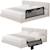 Barrière de lit bébé hanna 150 x 66 cm pliable avec filet aéré et protection anti-chute Beige melange+Black onyx+Grey melange 7 - vertbaudet enfant 