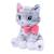 Veilleuse moustache - mon chaton lumineux et musical - 28cm Gris et blanc 2 - vertbaudet enfant 
