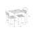 Table de jardin enfant acier et décor bois + 4 assises - suzie Vert de gris 5 - vertbaudet enfant 