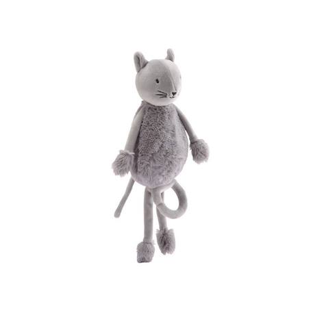 Peluche boîte à musique - oscar le chat Gris 3 - vertbaudet enfant 