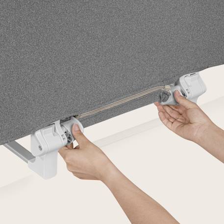 Barrière de lit lora pliable avec protection anti-chute et sac de transport Beige sand+Grey stone 9 - vertbaudet enfant 