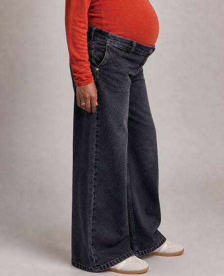Jean de grossesse super wide leg rodéo Gris 6 - vertbaudet enfant 