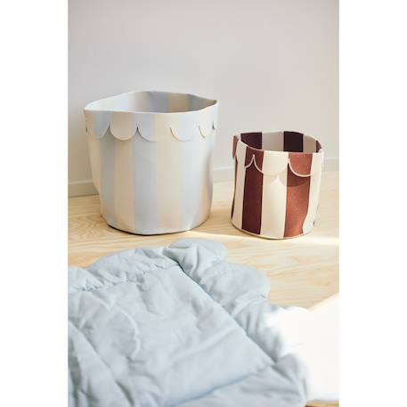 Panier de rangement intérieur pour enfants 35x35cm Bleu clair ancien 6 - vertbaudet enfant 