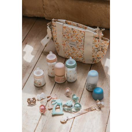 Biberon avec tétine sx pro 150 ml débit s Beige neutre+Bleu liberty+Liberty rose+Oisillons beige+Oisillons rose+Oisillons vert 5 - vertbaudet enfant 