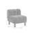 Fauteuil enfant pieds arrondis bois d'hévéa et bouclette l 47 x p 56,5 x h 52,5cm - angel Blanc+Kaki 5 - vertbaudet enfant 