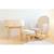 Chaise à bascule tissu teddy Neutre 5 - vertbaudet enfant 