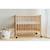 Parc pour bébé en bois + roues 95x75 cm parc 99 Blanc ancien+Marron et noir+Naturel+Noir 17 - vertbaudet enfant 