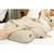 Coussin d'allaitement confortable et multifonctions big flopsy Argile beige+Fleur gris 2 - vertbaudet enfant 