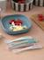 Lot de 4 cuillères 1er âge Soft bleu/gris/ocre+blue/ eucalyptus/ pink/ mist+vert sauge 10 - vertbaudet enfant 