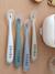 Lot de 4 cuillères 1er âge Soft bleu/gris/ocre+blue/ eucalyptus/ pink/ mist+vert sauge 1 - vertbaudet enfant 