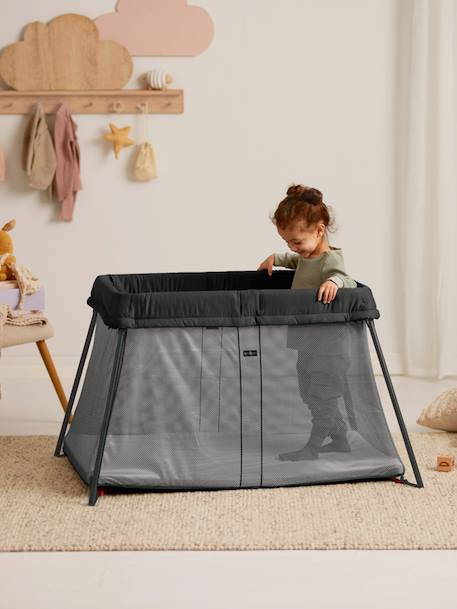 Lit parapluie Light BabyBjörn noir+VERT FONCE 2 - vertbaudet enfant 