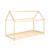 Lit enfant cabane, bois massif en pin naturel - tobias - sommier inclus, 90 x 190 cm Blanc+Naturel 8 - vertbaudet enfant 