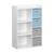 Meuble de rangement pour enfant pratique avec 7 compartiments et 4 paniers en velours Bleu+Rose+Vert 2 - vertbaudet enfant 