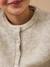 Cardigan sans manches doux fille Ecru chine+Marron 3 - vertbaudet enfant 