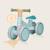 Draisienne villy à 4 roues avec amortissement avant et siège ergonomique Beige latte+Green turquoise+Pink rose 11 - vertbaudet enfant 