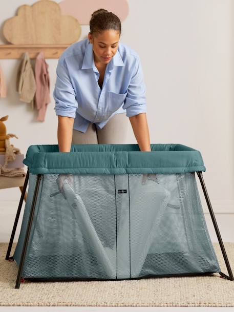 Lit parapluie Light BabyBjörn noir+VERT FONCE 19 - vertbaudet enfant 