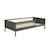 Lit enfant 90 x 190 cm pin naturel sommier à lattes inclus vert et blanc - elio Blanc+Vert 8 - vertbaudet enfant 