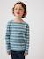 Marinière thermolactyl Blanc+Bleu marine+Bleu poudré+Gris 10 - vertbaudet enfant 