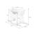 Fauteuil mouton à bascule pour enfant Blanc 3 - vertbaudet enfant 