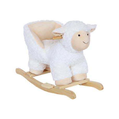Fauteuil mouton à bascule pour enfant Blanc 2 - vertbaudet enfant 