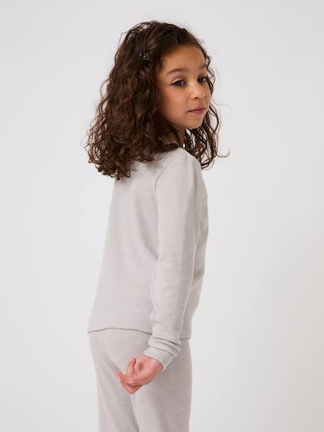 T-shirt thermolactyl sensitive molleton Beige+Gris charbon+Gris clair 8 - vertbaudet enfant 