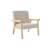Fauteuil scandinave enfant velours côtelé et bois d'hévéa isak l 47 x p 43,5 x h 50cm Crème+Kaki foncé+Moutarde+Terracotta 2 - vertbaudet enfant 