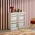 Meuble de rangement enfant 4 bacs de rangement, 41,5 x 30 x 89cm (lot de 2) Blanc+Naturel 4 - vertbaudet enfant 