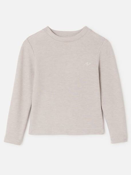 T-shirt thermolactyl sensitive molleton Beige+Gris charbon+Gris clair 9 - vertbaudet enfant 
