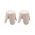 Lot de 2 tabourets empilables enfant polypropylène et bouclette texturée - niki kids Beige+Moutarde+Noir+Rose pâle+Terracotta+Vert céladon 2 - vertbaudet enfant 