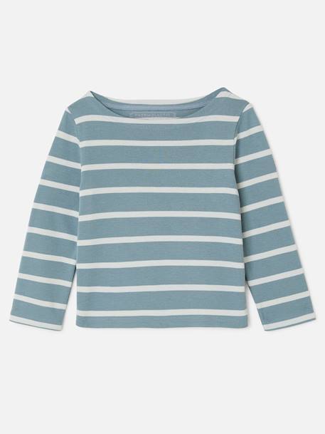 Marinière thermolactyl Blanc+Bleu marine+Bleu poudré+Gris 12 - vertbaudet enfant 
