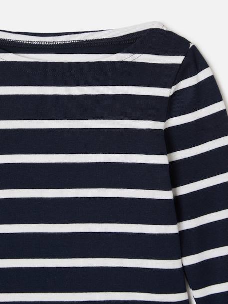 Marinière thermolactyl Blanc+Bleu marine+Bleu poudré+Gris 8 - vertbaudet enfant 
