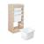 Meuble de rangement enfant 4 bacs de rangement, 41,5 x 30 x 89cm (lot de 2) Blanc+Naturel 12 - vertbaudet enfant 